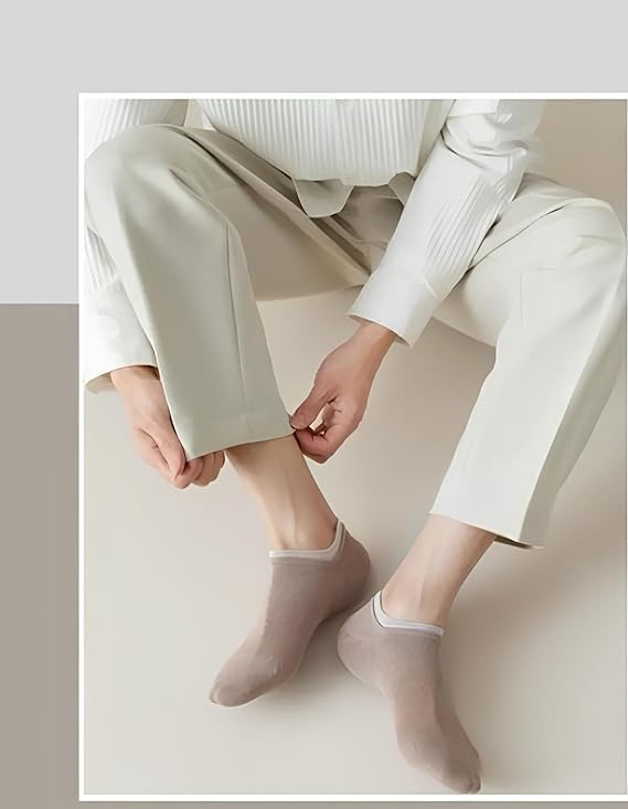 JABA'S Multicolour Unisex Ankle length Socks, Made With Durable & Breathable, Free Size, Addy Edition, Suitable for all Season, Soft & Breathable, Daily Use For Men & Women (Pack of 8) - Image 3