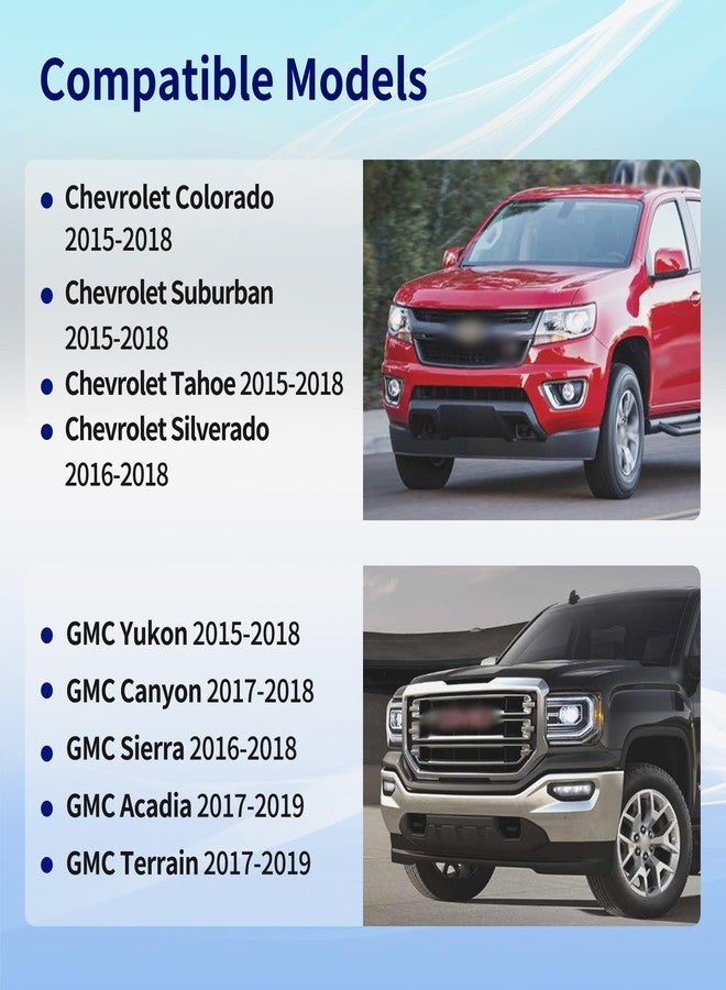 Getfarway 8" 55 Pin LCD Monitor with Touch Screen Navigation DJ080PA-01A Fit for Chevrolet Silverado Suburban Tahoe Colorado for GMC Sierra Yukon Acadia Terrain Canyon 2015 2016 2017 2018 2019 - Image 2