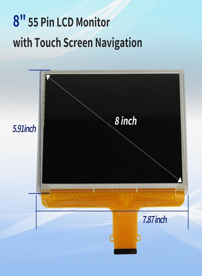 Getfarway 8" 55 Pin LCD Monitor with Touch Screen Navigation DJ080PA-01A Fit for Chevrolet Silverado Suburban Tahoe Colorado for GMC Sierra Yukon Acadia Terrain Canyon 2015 2016 2017 2018 2019 - Image 5