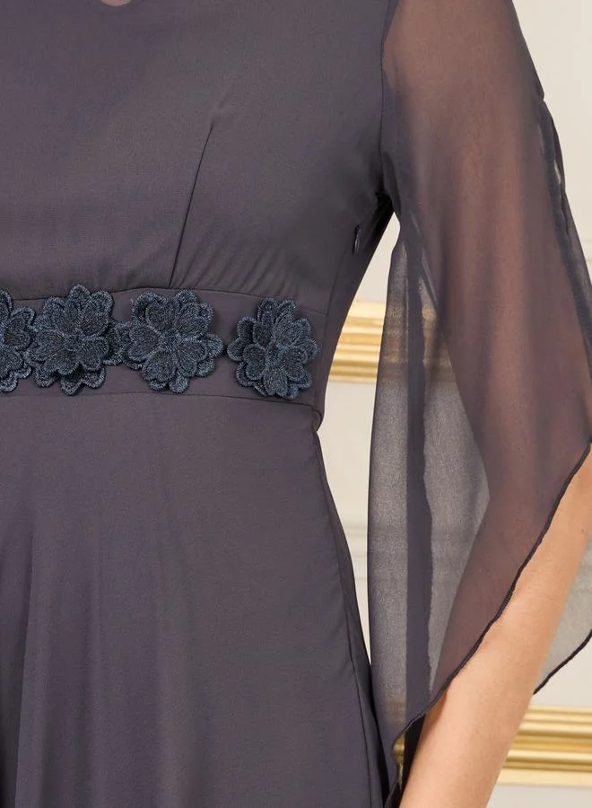 Styli Chiffon A-Line Dress