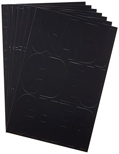 Headline Sign 32411 Stick-On Vinyl Letters, Black, 4-Inch, Made in USA - Image 3