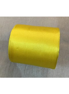 Bright Home Decor Bright Home Decor MultiPurpose Lemon Yellow Color Double Side Satin Ribbon Roll of 10 Meters for Parties Decorations Invitation Card Gift Wrapping and Craft Project Work 3 inch 