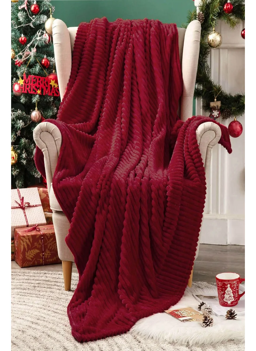 Mira Home Single Wellsoft TV Blanket 130 x 180 cm Striped Pattern