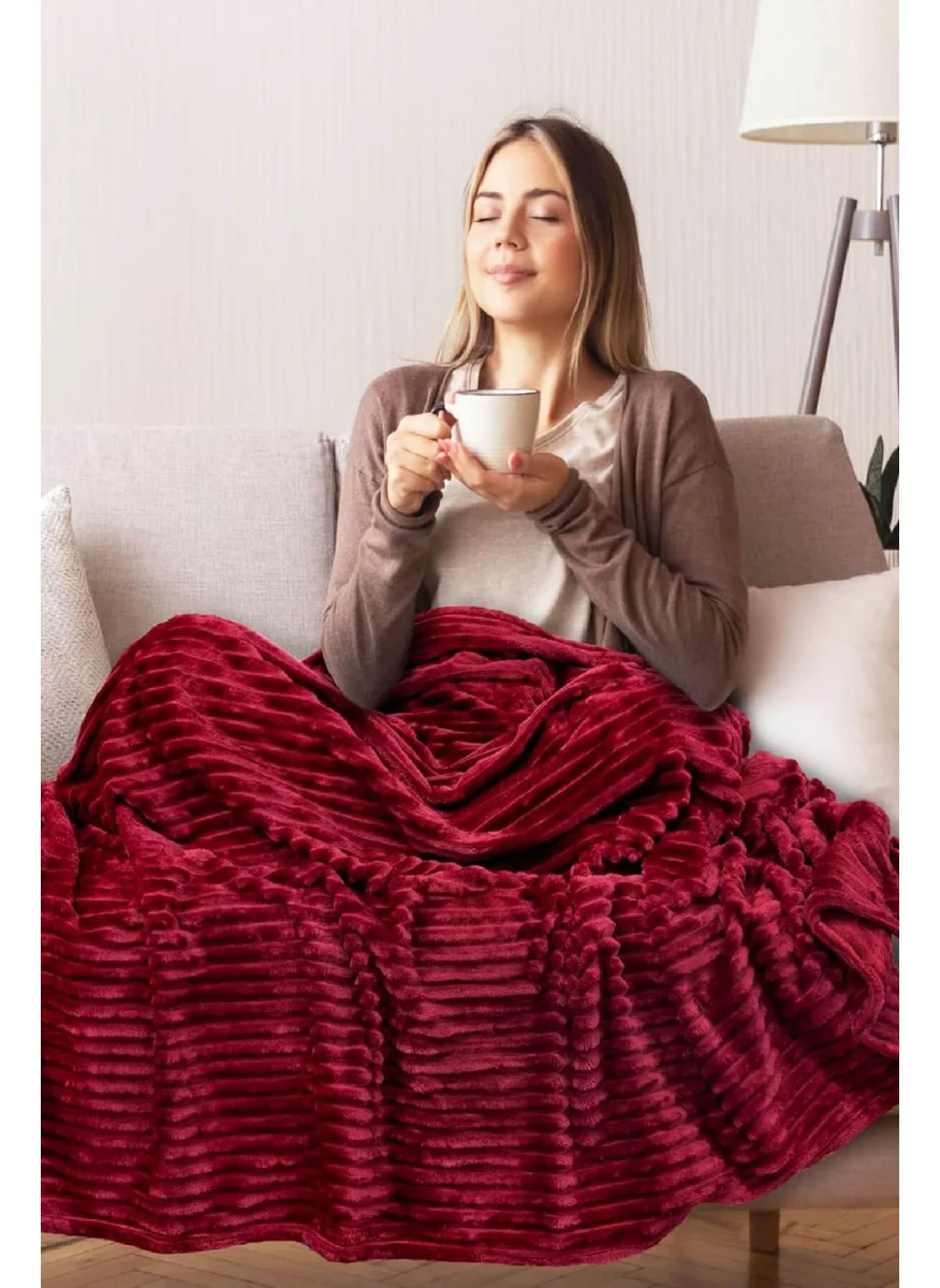 Mira Home Single Wellsoft TV Blanket 130 x 180 cm Striped Pattern