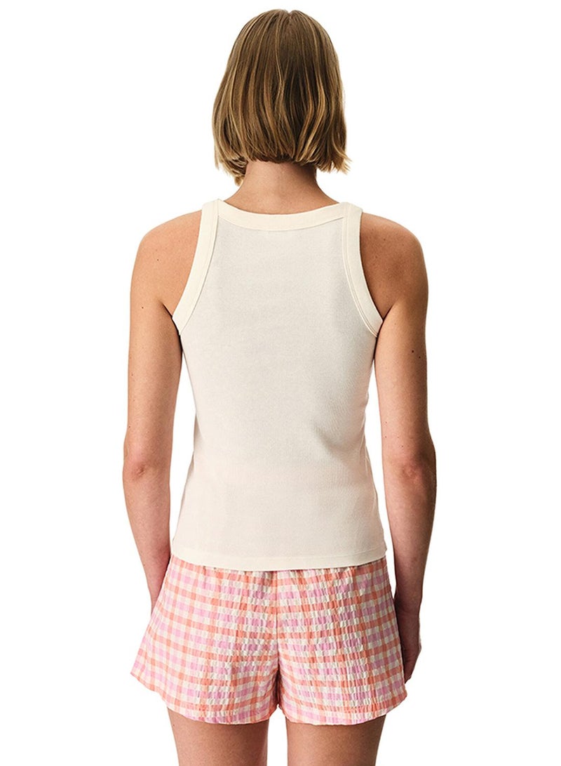 Penti Women's Cotton Lounge Solene Sleeveless Tank & Shorts Set - Pink - Image 3