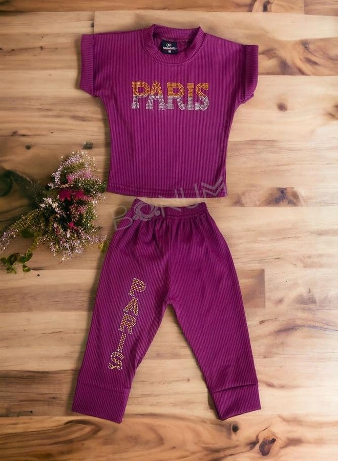 BONUM Baby Girl Unisex Clothing Sets PolyCotton Pajama Set | Half Tshirt & Pyjama | T Shirt & Pant | Baby Girl Dress | Kids Outfits - Image 5