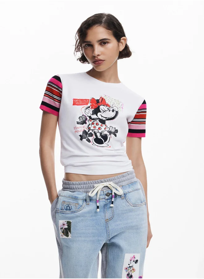 DESIGUAL Minnie Mouse Jogger Jeans