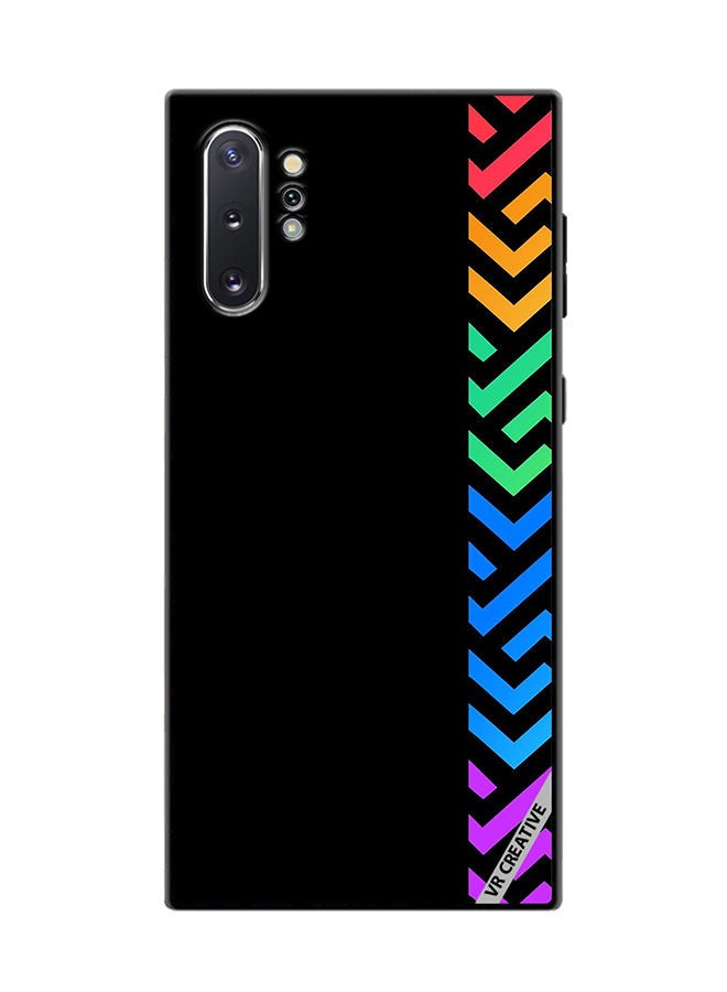 VR CREATIVE غطاء واقي لجهاز سامسونج جالاكسي نوت10 بلس 5G بتصميم تجريدي متعدد الألوان - Image 1