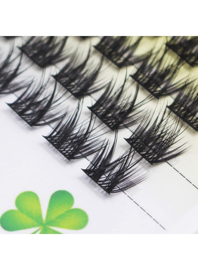 Vayator False Eyelashes D Curl Thickness 0.07Mm Reusable Individual Extensions Eyelashes Fake Eyelashes Wide Stem Fluffy Eyelashes Clusters False Eyelash Clusters Natural Soft Dramatic Fake Lash (12Mm) - Image 3
