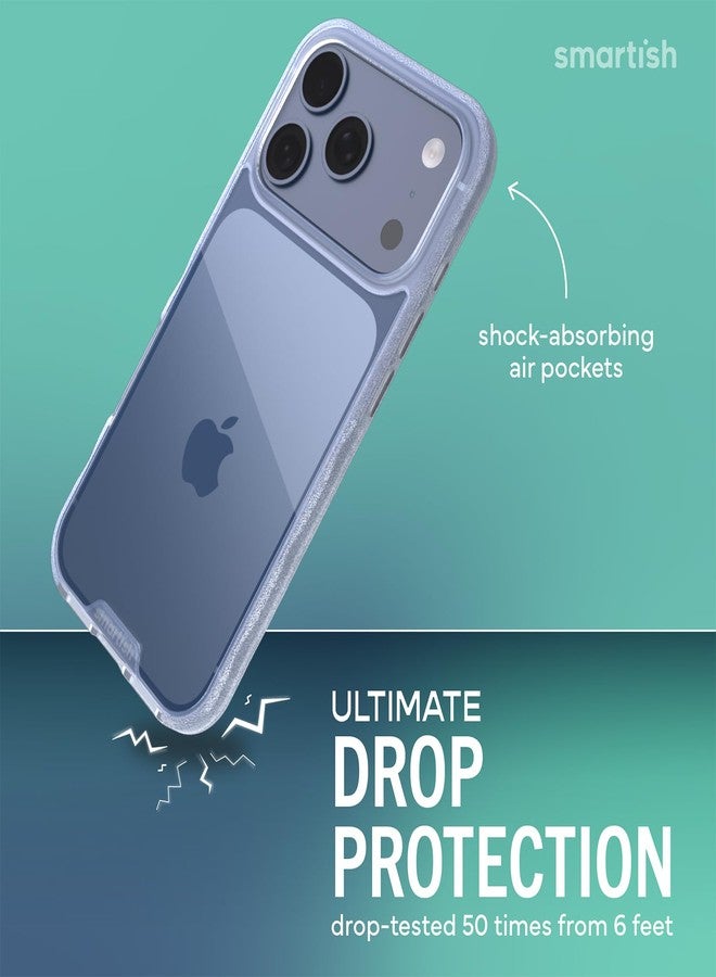 Smartish® iPhone 17 Pro Clear Case - Gripmunk [Lightweight + Protective] Anti-Yellowing Slim Case - Drop Tested Ultra Thin Grip Cover for Apple iPhone 17 Pro - Clearly Clear - Image 2