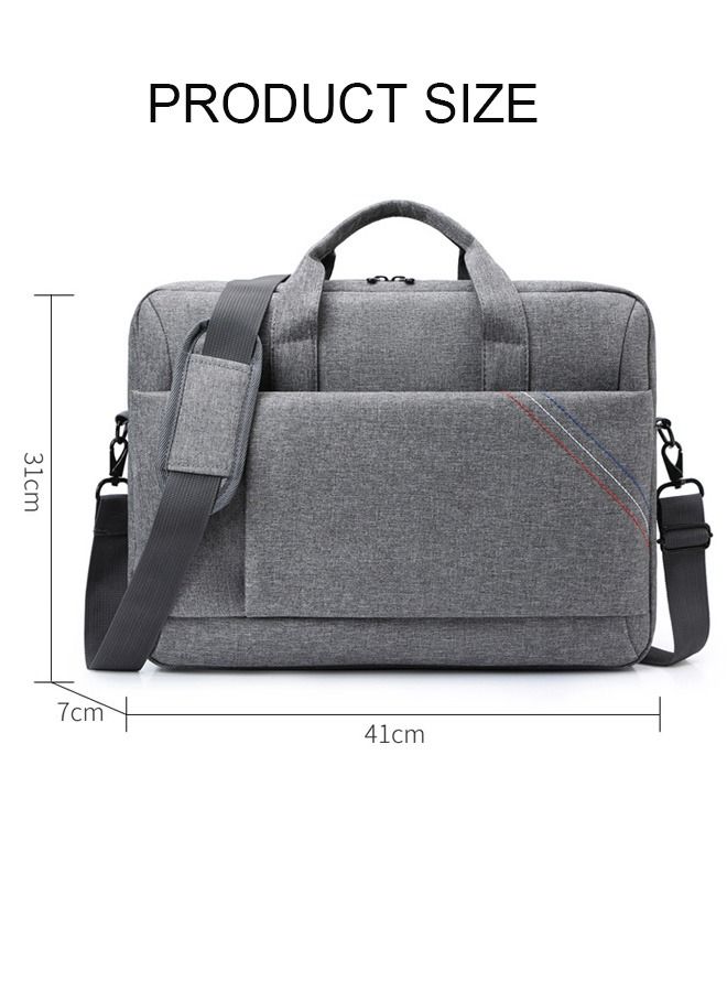 DUNISO 15.6 Inch Laptop Bag Lightweight Computer Bag Travel Business Handbag Briefcase Water Resistant Shoulder Messenger Bag for Men and Women Work Office College School - Image 4