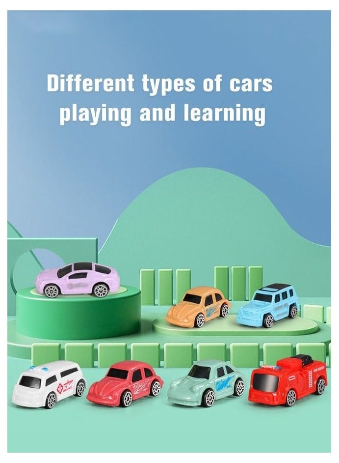 YelaJoy Dinosaur Track Parking Lot with Music and Light Effects, 3-floor Toy Car Garage for Kids, Garage Track Set with 6 Cars and 1 Map, STEM Educational Playset, Perfect Toy for Endless Fun and Learning, Ideal Gift for Kids, 58*15.8*33cm - Image 4