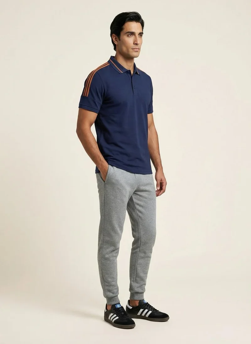 NOBERO Navy Blue Nobero Regular Fit Polo T-Shirt for Men for Men | Best Price UAE