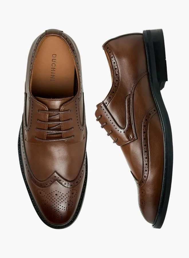 دوتشيني Men Lace-Up Derby Shoes