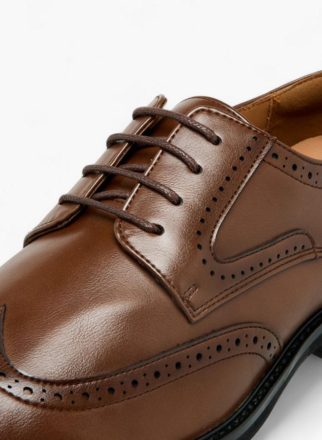 دوتشيني أحذية رجالية برباط من جلد الشمواه - Image 4