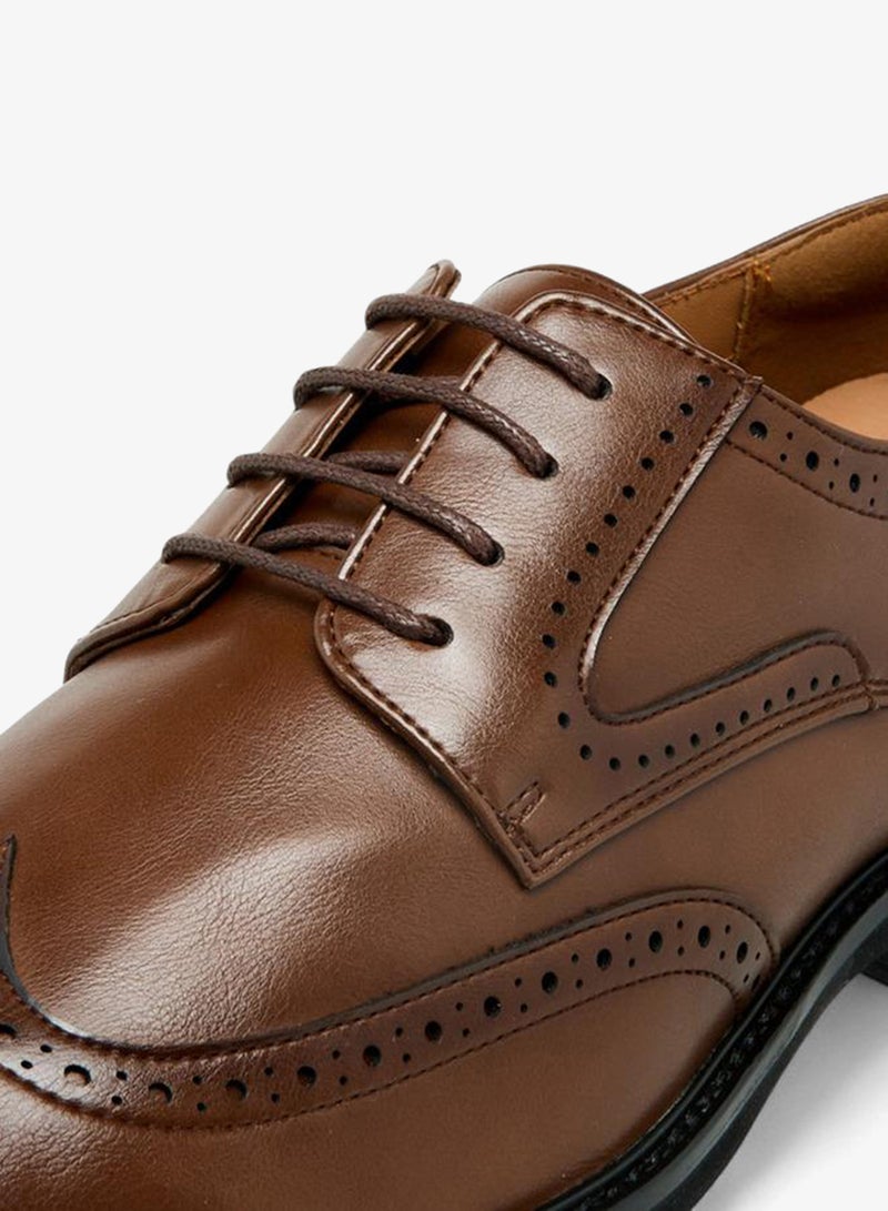 DUCHINI Men Lace-Up Derby Shoes - Image 4