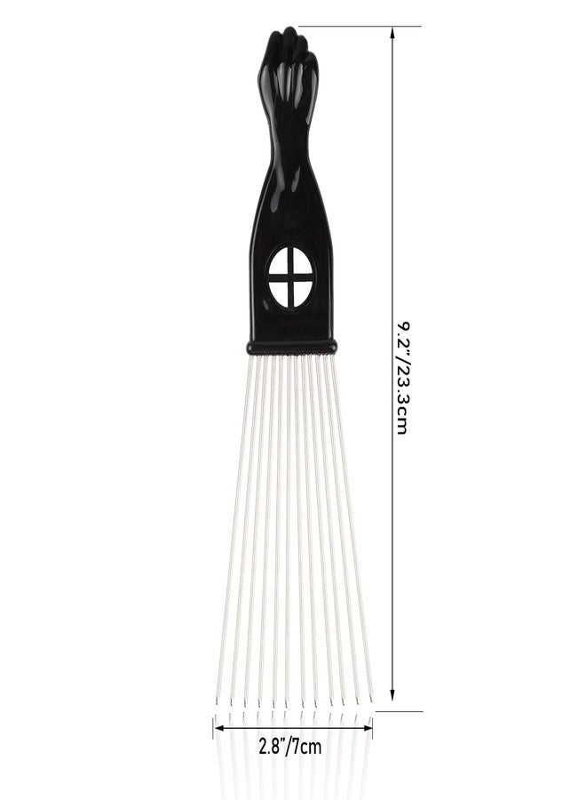 Folansy Afro Metal African American Hairdressing Tool for Hair Styling (Fist Style) - Image 2
