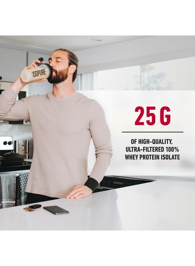 Isopure Isopure Zero Carb 100% Pure Whey Isolate Protein Powder, Lactose Free, Gluten Free, With Vitamins, Strawberries & Cream, 25g Protein Per Serving, 1 Lb, 15 Servings (Packaging May Vary)  - Image 5
