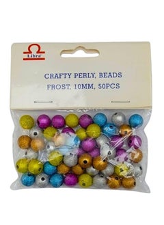 Libra CRAFTY PERLY BEADS FROST 10MM PACK OF 50PCS  - Image 1
