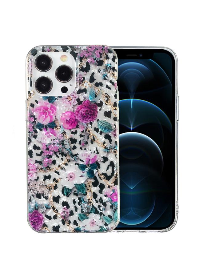 Zaboon Case For iPhone 12 Pro IMD Shell Pattern TPU Phone Case - Image 1