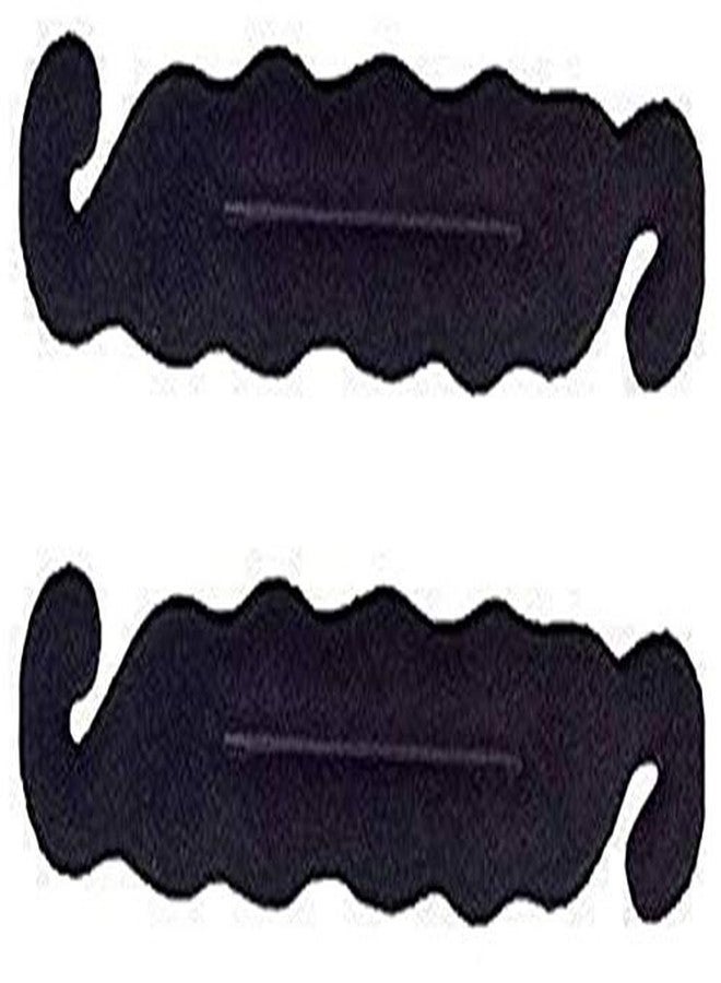 كرونيكس أداة تصفيف الشعر CHRONEX Magic Clip Twist Turn and Tie Pad Curler Shaper Sponger Donot Bun Tool Hair Styler (أسود) - عبوة من قطعتين - Image 1