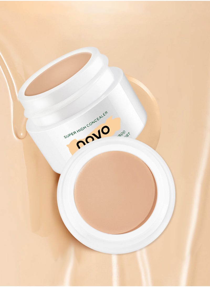 Novo Super High Concealer, Full Coverage Non-Creasing Brightening Under Eye Concealer, Lightweight Long Lasting Hydrating Highlighter for Women, Create a Natural, Clean 3D Looking 12g  - Image 3