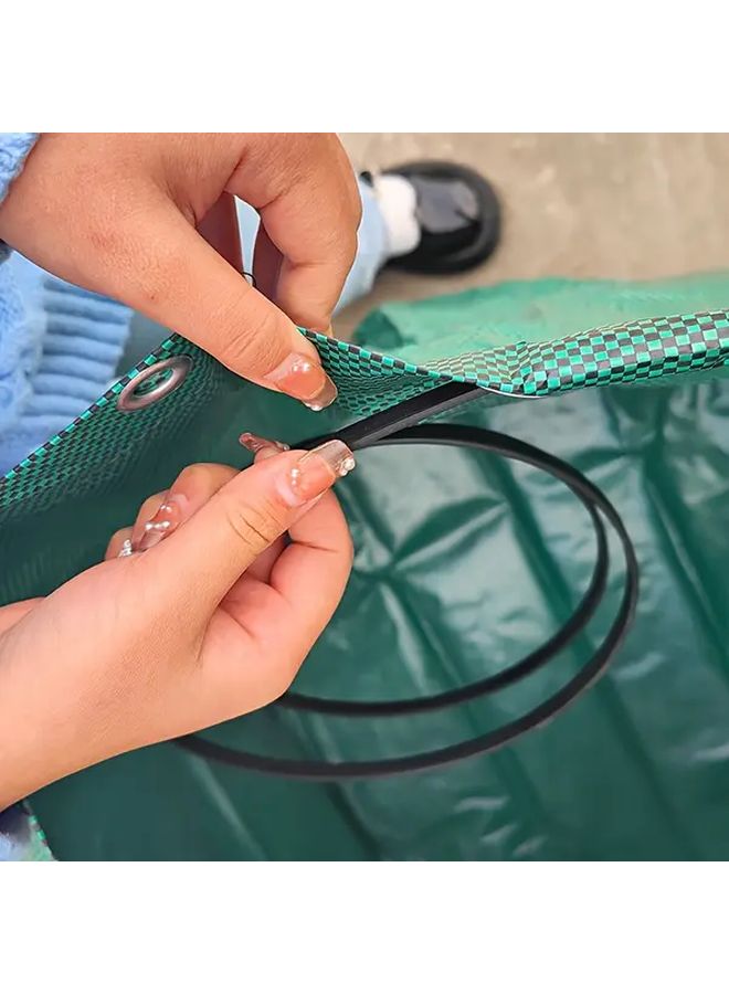 Durable 31.7 Gallon Garden Waste Bags with Handles Reusable Leaves Grass Collection Yard Cleanup - Image 2