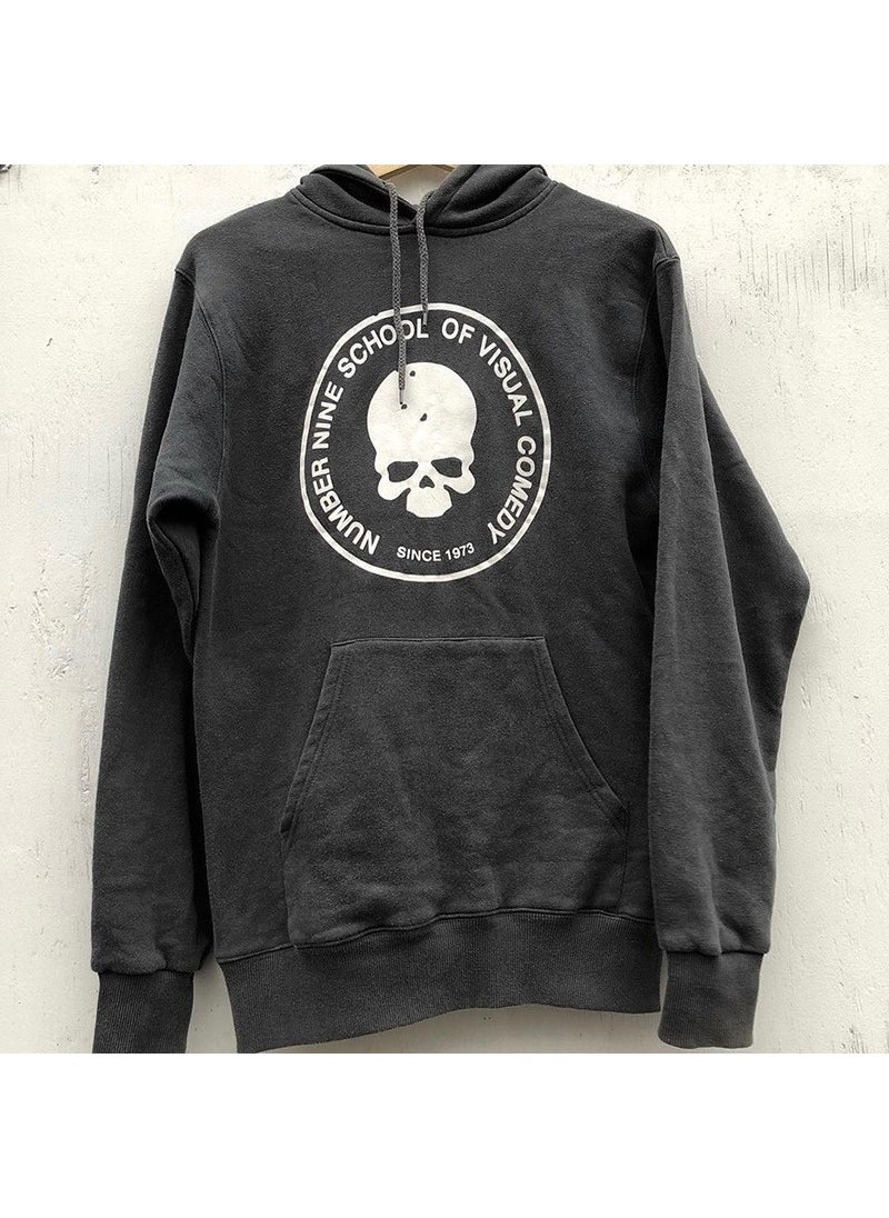 Generic - New Hiphop Green Zip Hoodie Men Urban Harajuku Anime Print Long Sleeve 27 Black Washed Old Hoodie - Image 1