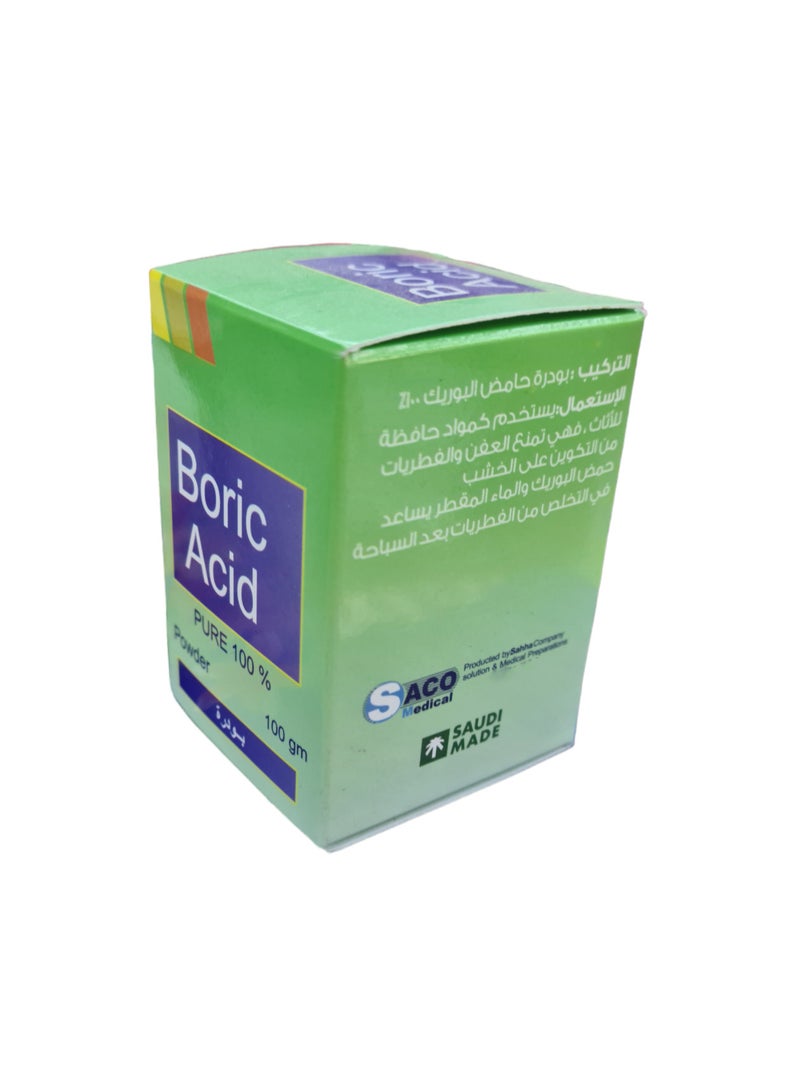 بوريك مسحوق حمض البوريك لصنع معجون مكافحة الصراصير 100 جم - Image 2