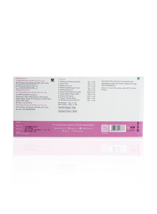 O3+ Bridal Facial Kit For Radiant And Glowing Skin - Suitable For All Skin Types (120G X Pack Of 6) - Image 2