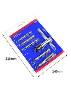 VENEKETY VENEKETY Tungsten Steel Thread Tap Drill Bit Wrench Set for Metal Working 6pcs  - Image 3