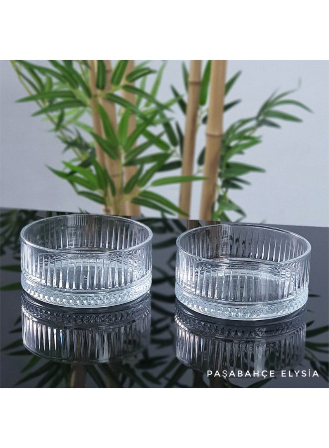 Paşabahçe Pasabahce Elysia Bowl 510cc – 2-Piece Premium Glass Bowl Set GB - Image 1