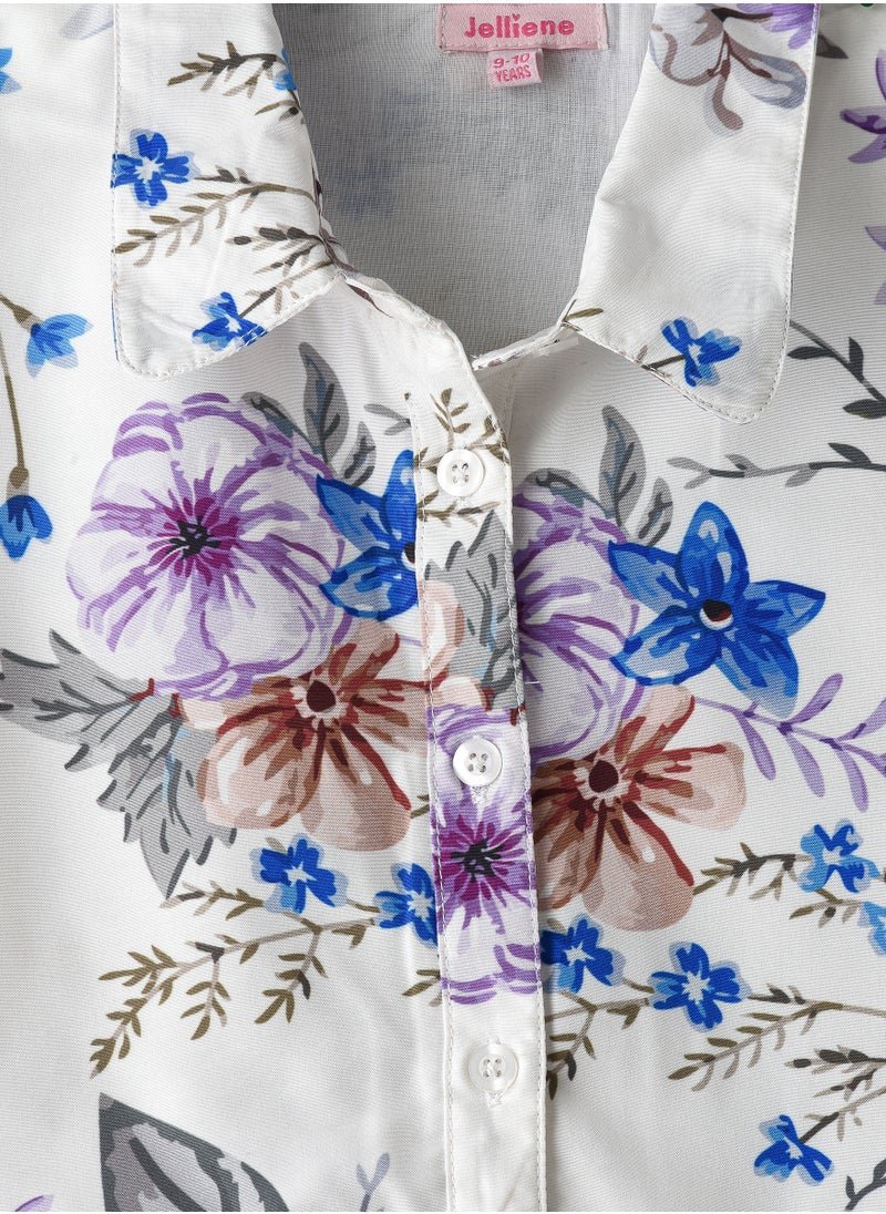 Jelliene Tween Trends: Floral Crush Dress Breezy Style & Effortless Confidence  - Image 3