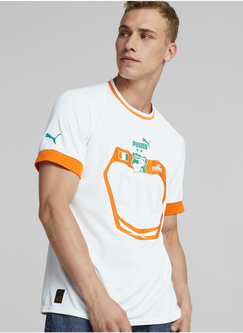 PUMA Ivory Coast Away 22/23 Mens White Replica Jersey  - Image 1