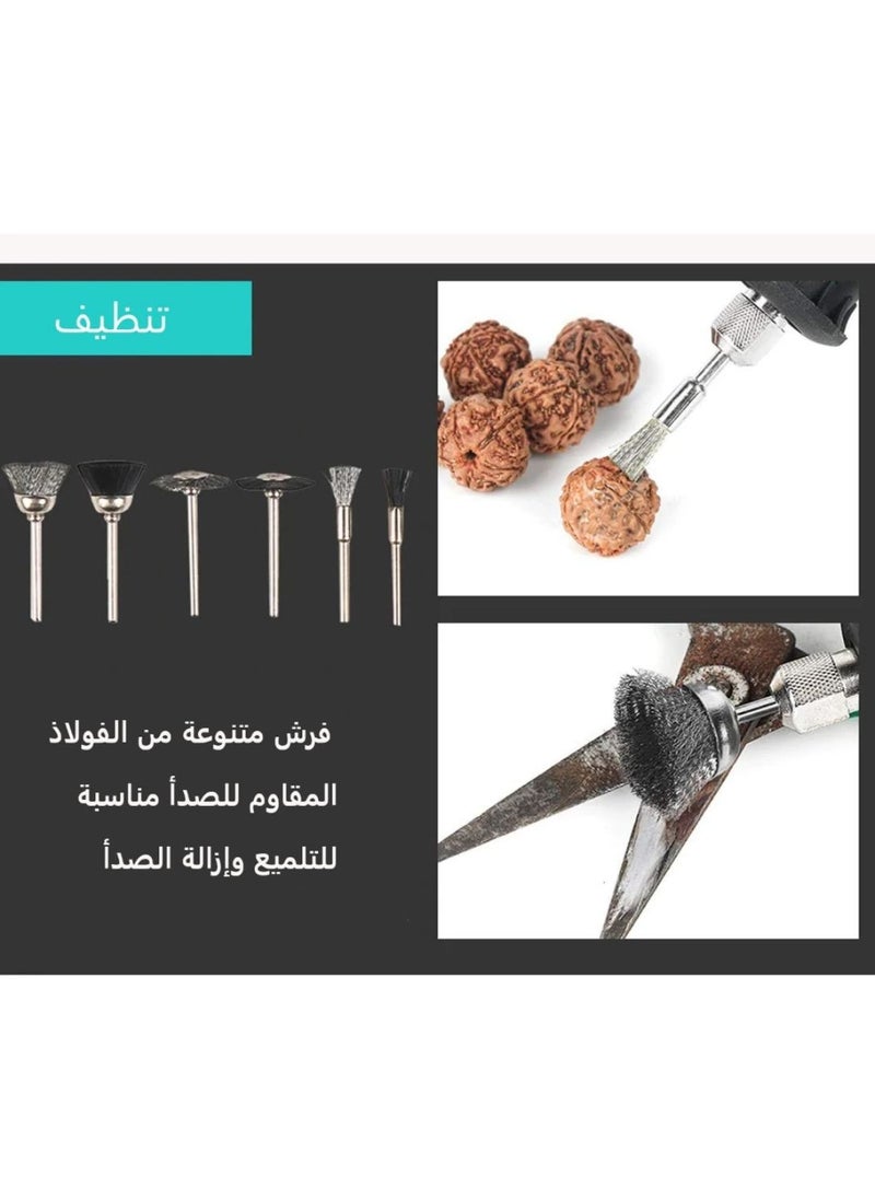 Rotary Tool Kit with 211pcs Accessories