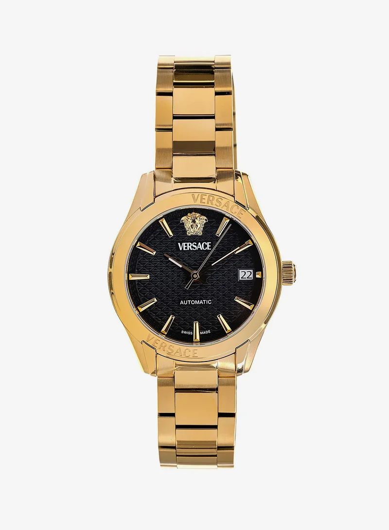 VERSACE Greca Classic Automatic Black Dial Watch