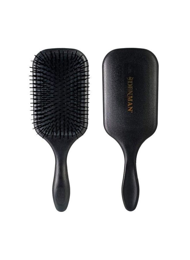 DENMAN - Tangle Large Paddle Detangler Tammer Ultra Black Uk - Image 1