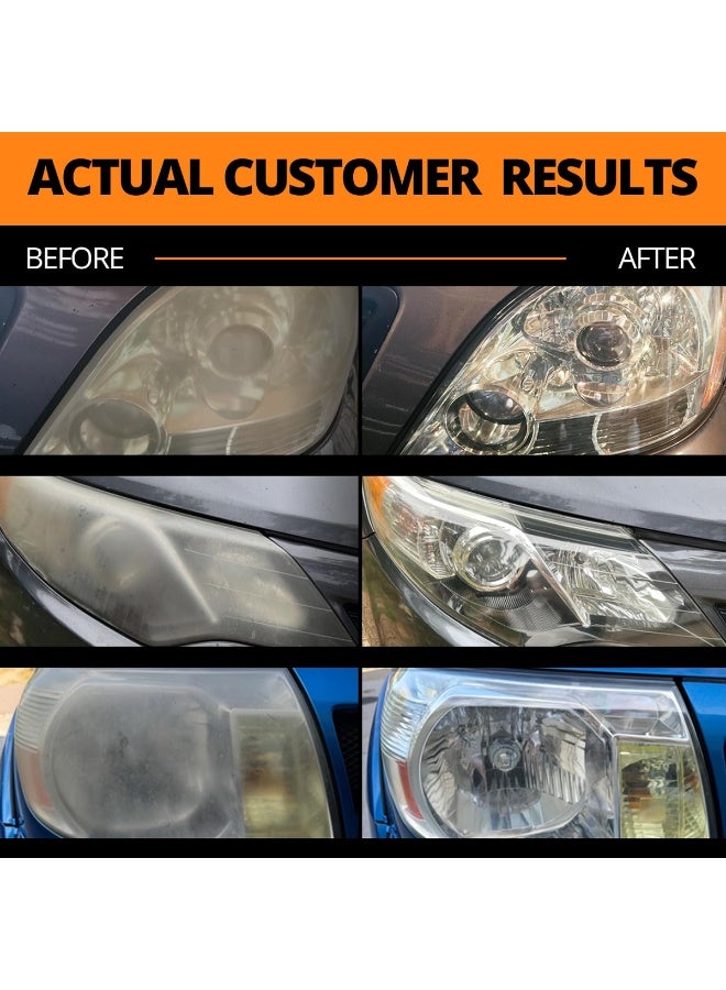 إيفو كريم إزالة التلوث من المصابيح الأمامية 100 مل يعيد الوضوح واللمعان، ويزيل الاصفرار والخدوش والأكسدة، ويعزز سطوع الضوء والرؤية الليلية، ويعيد تلميع عدسات المصابيح الأمامية للسيارة - Image 3