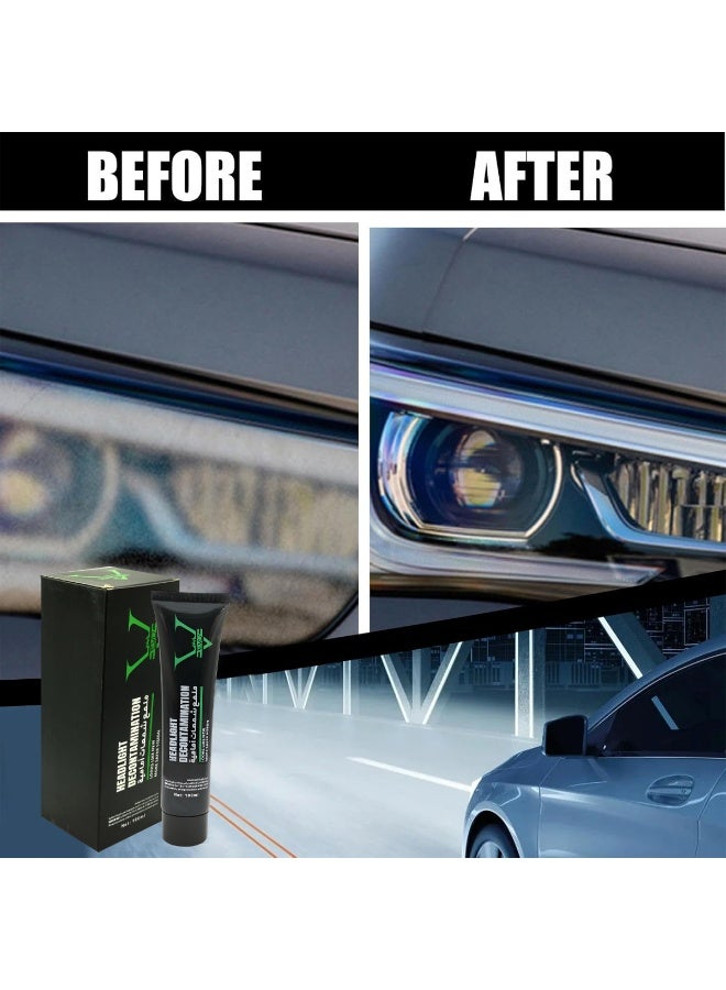 إيفو كريم إزالة التلوث من المصابيح الأمامية 100 مل يعيد الوضوح واللمعان، ويزيل الاصفرار والخدوش والأكسدة، ويعزز سطوع الضوء والرؤية الليلية، ويعيد تلميع عدسات المصابيح الأمامية للسيارة - Image 4
