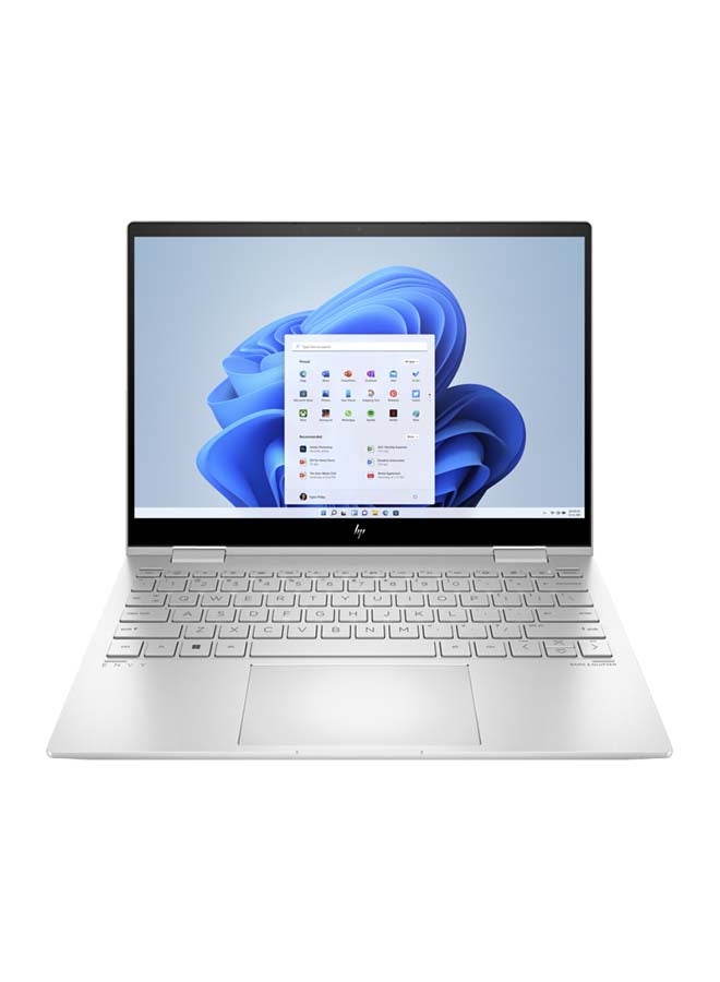 (Upgraded Version) Envy x360 Touchscreen Laptop With 15.6-Inch Display, Core i7-1355U Processor/16GB RAM/1TB SSD/Intel Iris XE Graphics/Windows 11 English/Arabic Silver English/Arabic Silver