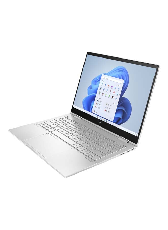 HP Envy x360 15.6-Inch Display, Core i7-1355U Processor/16GB RAM/1TB SSD/Intel Iris XE Graphics/Windows 11 English/Arabic Silver - Image 2
