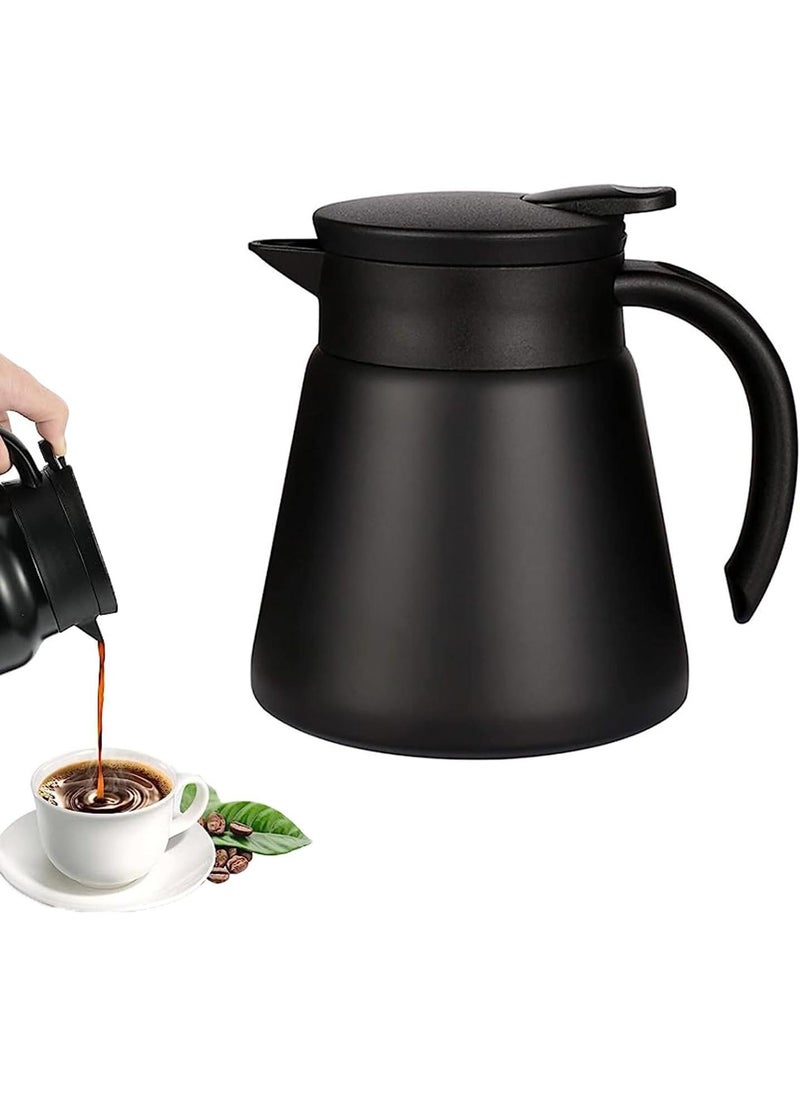 Bluejw - Thermal Coffee Carafe Tea Pot Thermal And Cold Coffee Carafe Stainless Steel Insulation Pot Double Wall Vacuum Insulated Coffee Water And Beverage Dispenser - Image 1