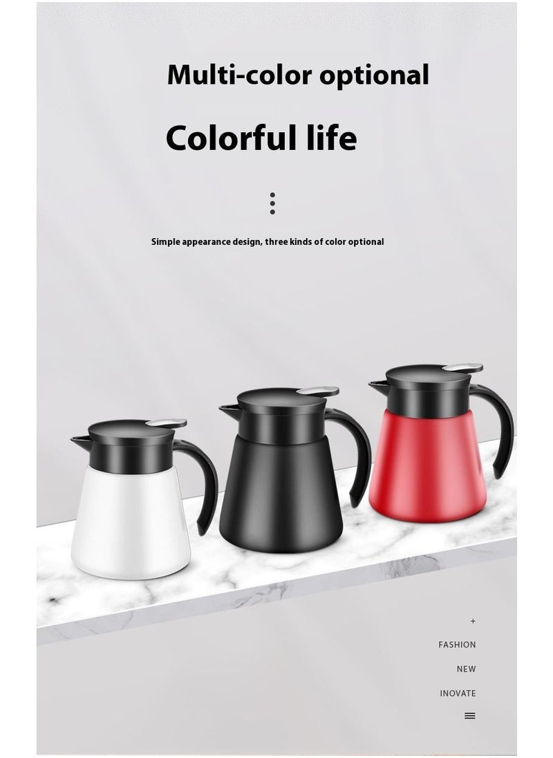 Bluejw - Thermal Coffee Carafe Tea Pot Thermal And Cold Coffee Carafe Stainless Steel Insulation Pot Double Wall Vacuum Insulated Coffee Water And Beverage Dispenser - Image 1