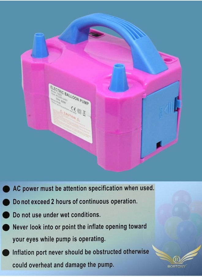 BORTONY - Inflator Dual-Nozzle Electric Air Balloon Pump - Image 1