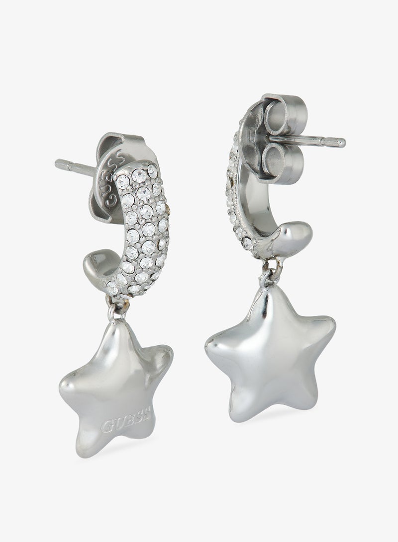 جس أقراط أيقونية بدون شعار - Image 2