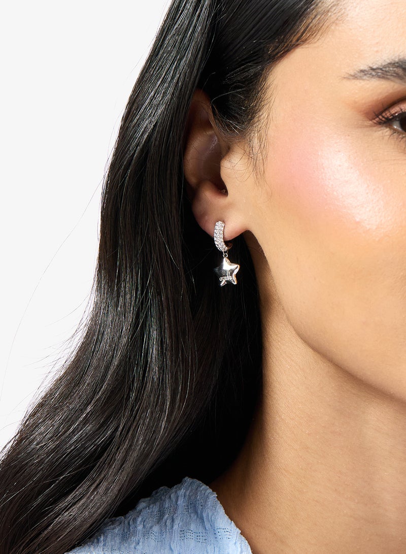 جس أقراط أيقونية بدون شعار - Image 4