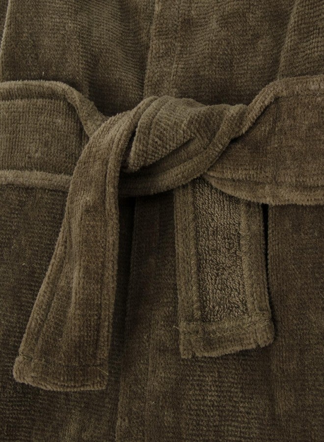 Baby Essentials Hooded Baby Animal Bathrobe with Tie Closure for Newborns and Infants 0-9 Months (US, Age, 0 Months, 9 Months, Delightful Dinosaur) - Image 4