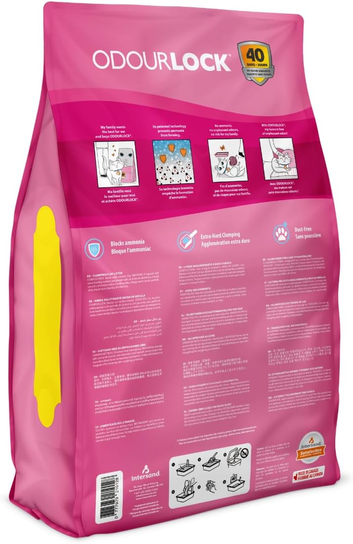 ODOURLOCK Cat Litter, 12KG, Baby Powder Scent, Pack of 1 - Image 3