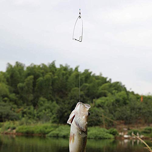 LLDYNW Automatic Fishing Device Spring Loaded Speed Hook Lazy Person Fish Hooks Automatic Ejection Ice Fishing Bait Traps 12 Pack - Image 5