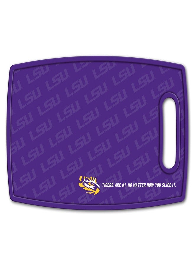 YouTheFan NCAA LSU Tigers Logo Series Cutting Board, Team Colors - Image 4